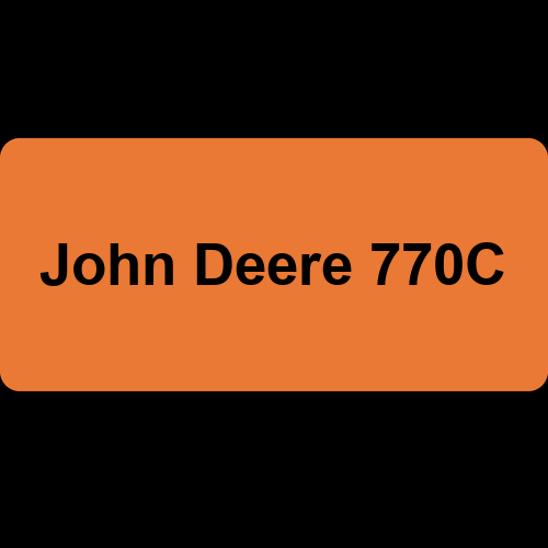 John Deere 770C